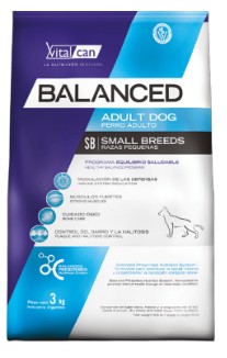 Vitalcan Balanced Adult Dog Razas Pequeñas 3kg