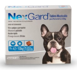 NexGard para perros 4.1-10Kg x 1 Mes