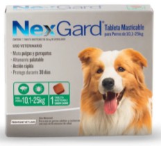 NexGard para perros 10.1-25Kg x 1 Mes