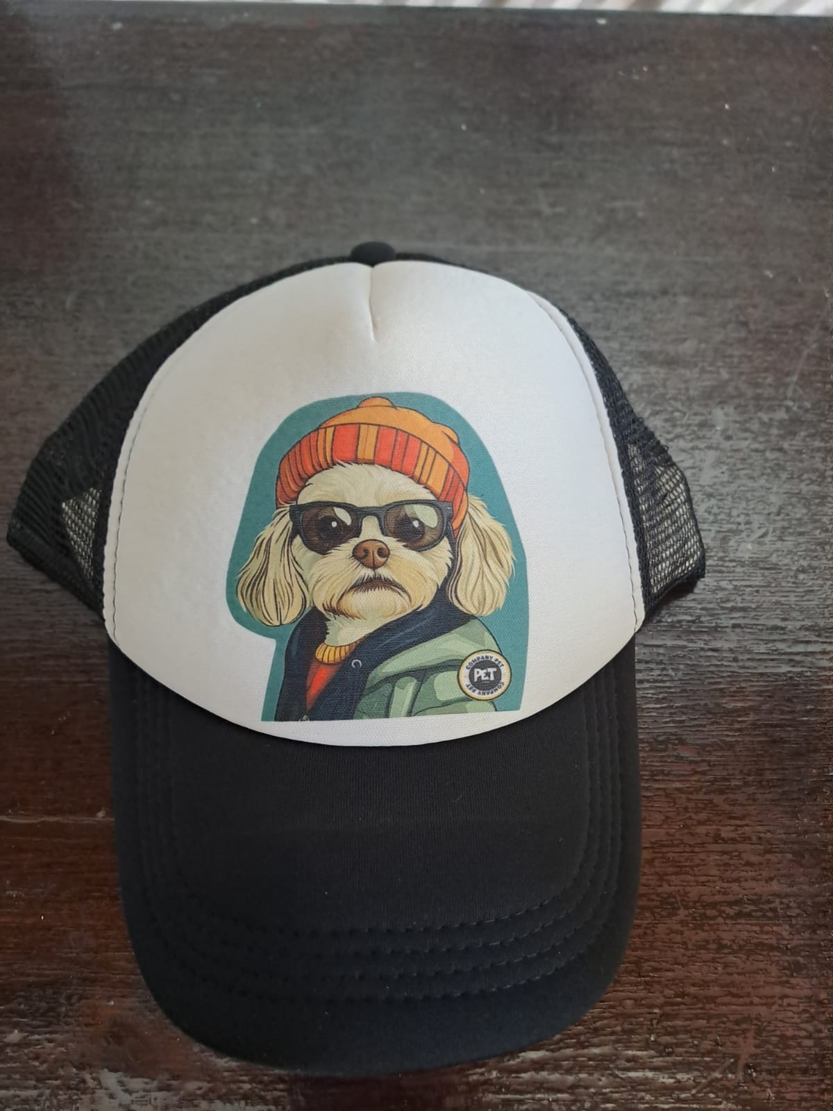 Gorra estampada de diseño artístico