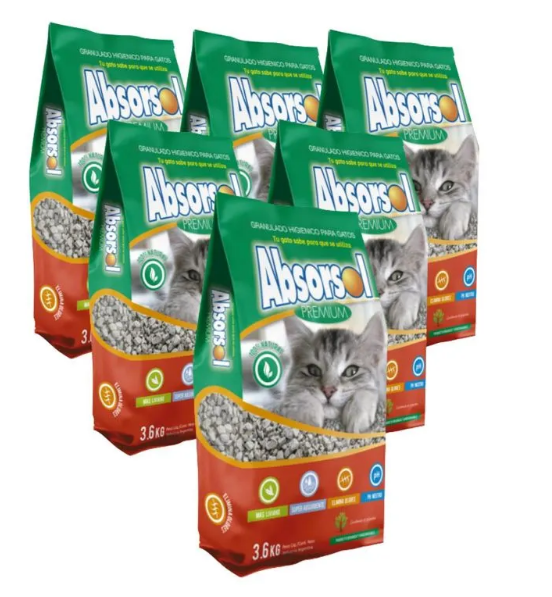 Arena Absorsol Premium para gatos