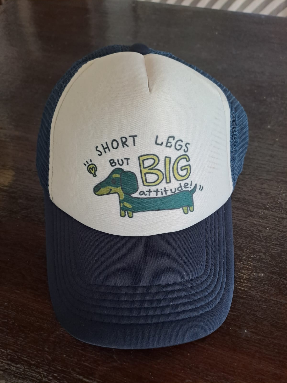 Gorra divertida de perro salchicha