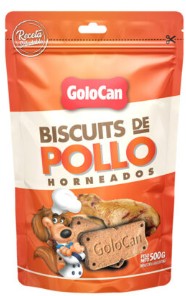 Biscuits de Pollo GoloCan 500 gramos