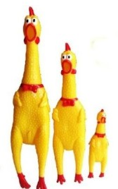 Pollo de goma chico
