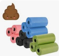 Bolsas para desechos de mascotas x 3 rollos