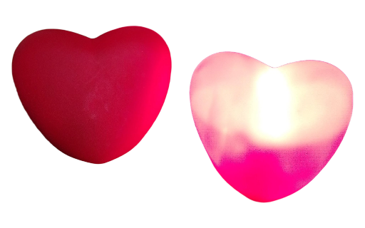 Lampada LED a forma di cuore