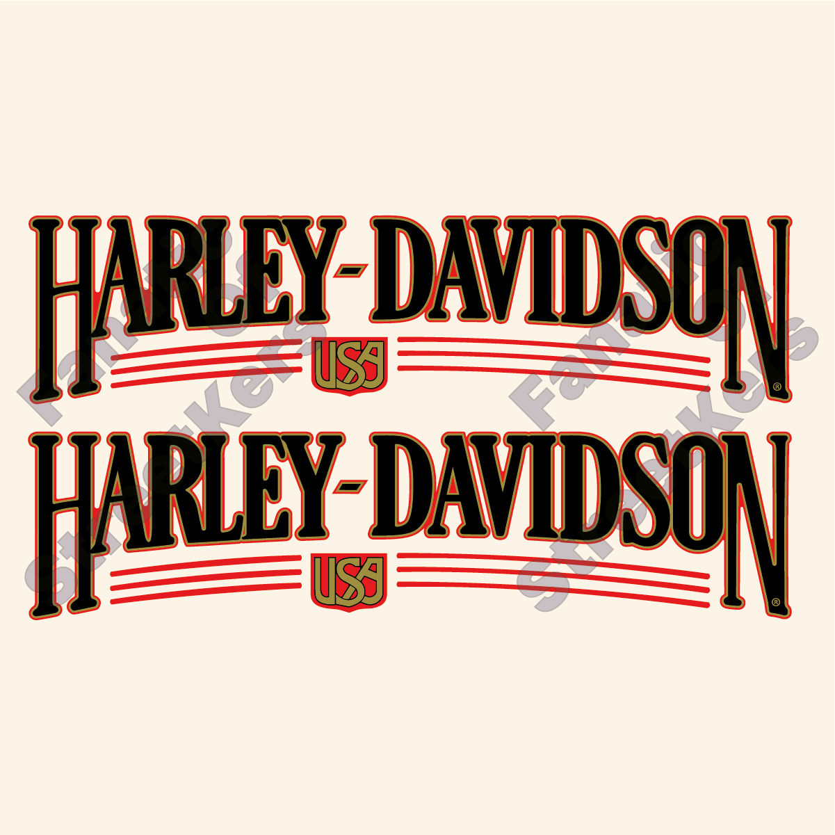 Kit réservoir HARLEY - DAVIDSON Softail Custom