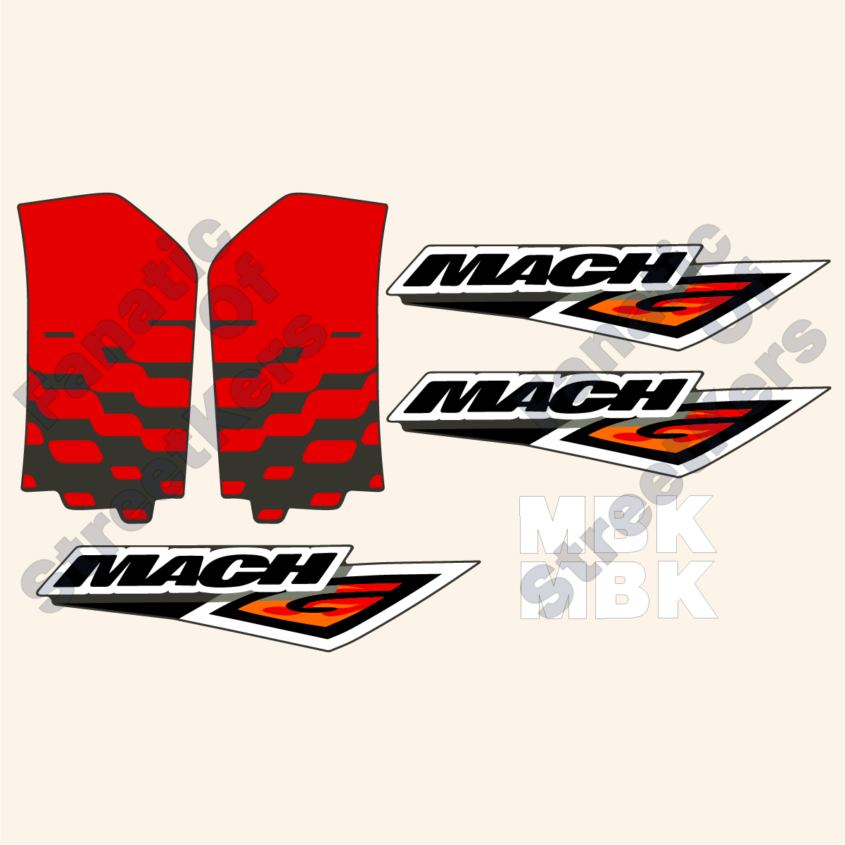 Kit Déco MBK MACH G