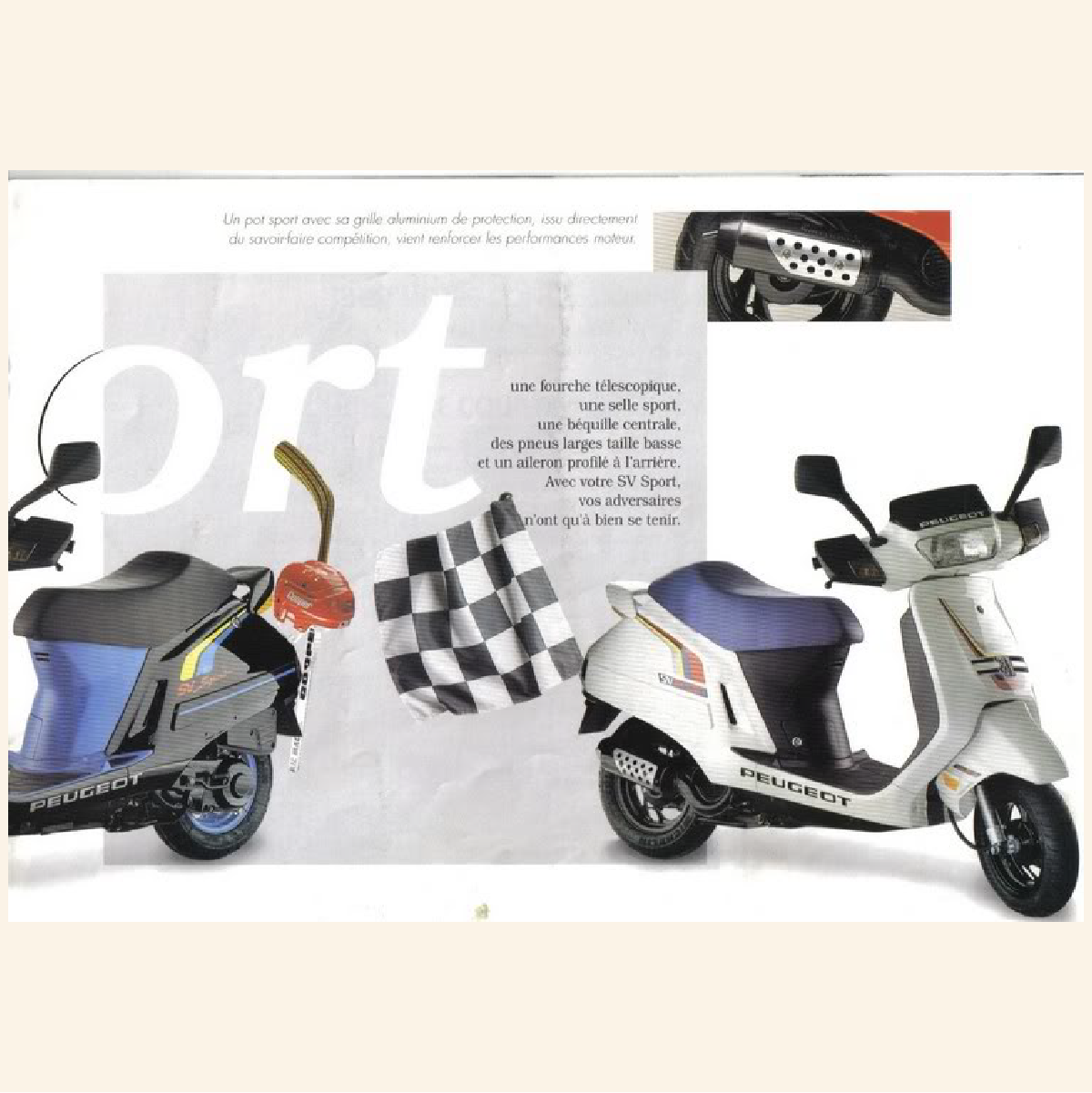 Kit déco Scooter PEUGEOT SV 50 SPORT