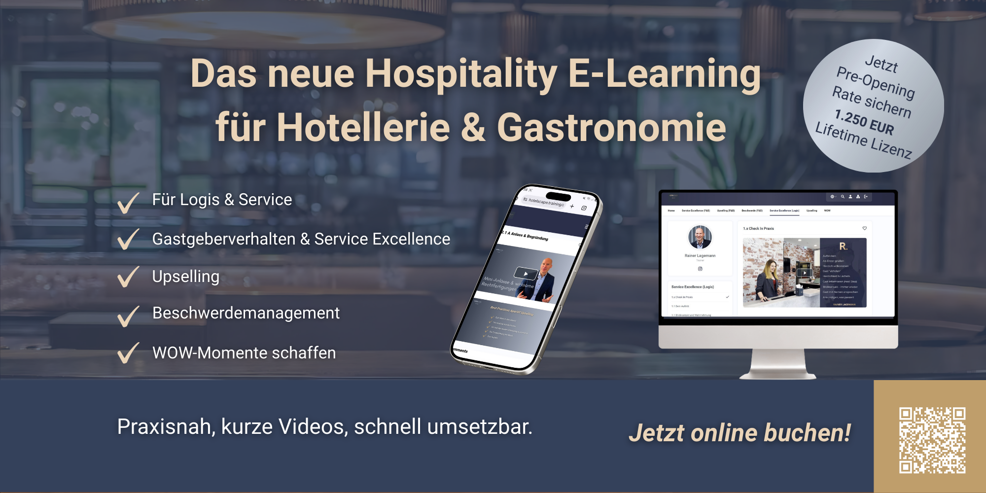 Hospitality E-Learning Programm "An der Spitze"