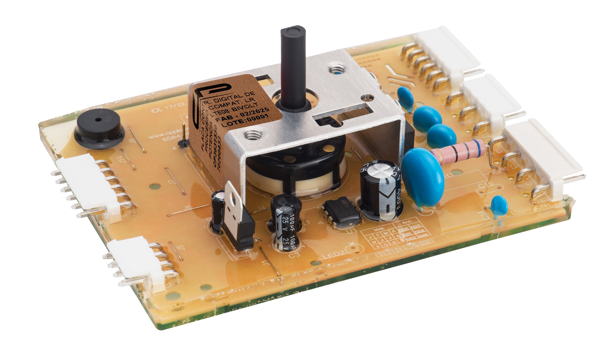 Placa controladora digital de processo compatível lavadora