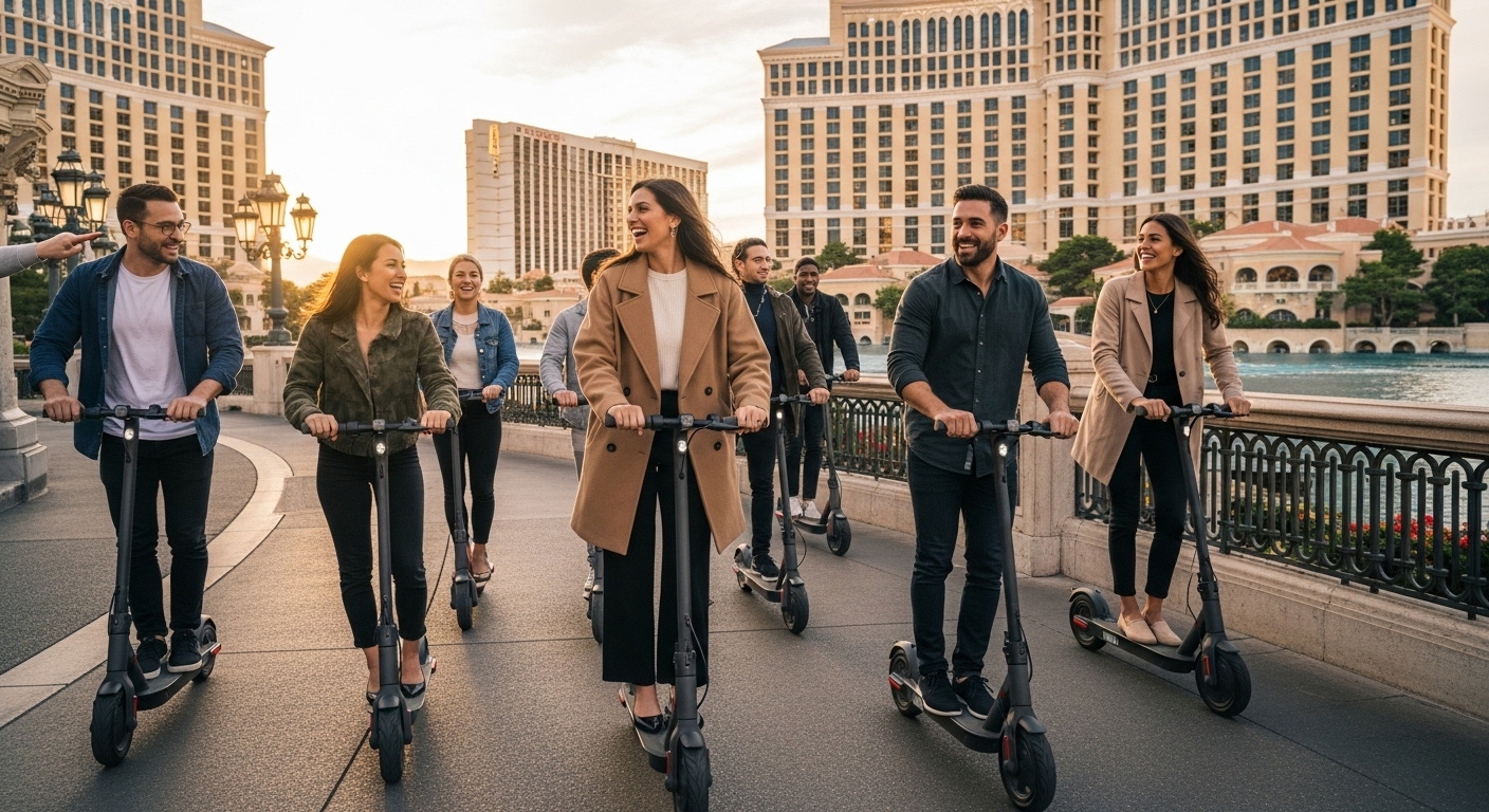 Vegas Landmarks E- Scooter Day Tour