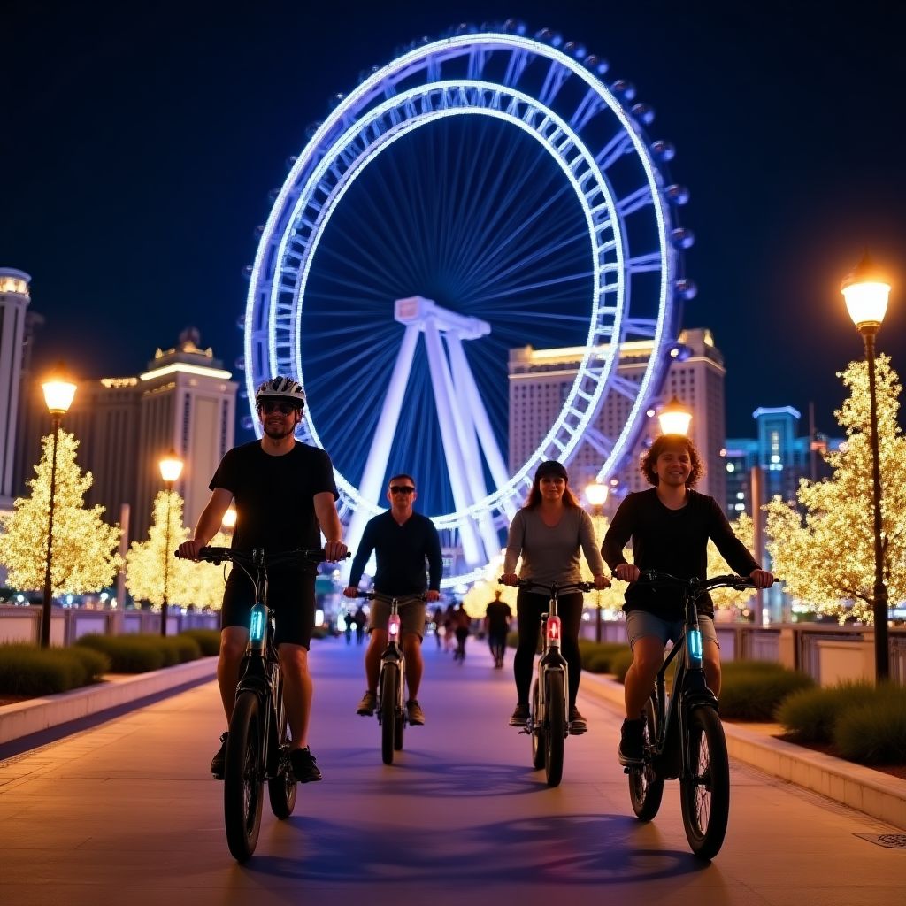Vegas Landmarks E-Bike Night Tour