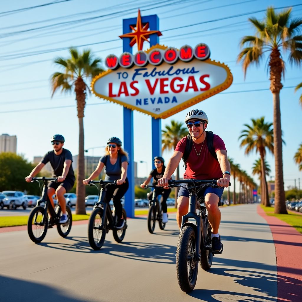 Vegas Sign E-Bike Day Tour