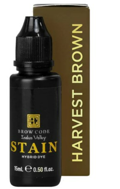 BROW CODE Stain Hybrid Dye - Harvest Brown (Light Brown) 15 ML