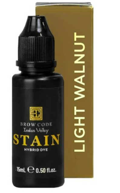BROW CODE Stain Hybrid Dye - Light Walnut (Chestnut) 15 ML