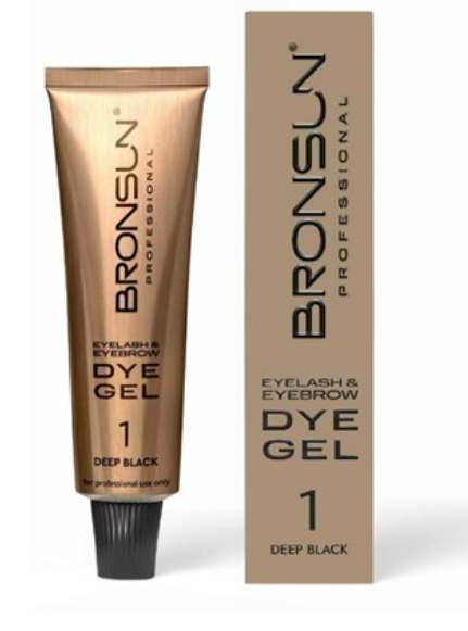 BRONSUN Lash & Brow Dye - #1 Deep Black 15 ML