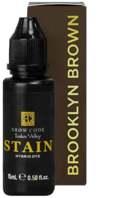 BROW CODE Stain Hybrid Dye - Brooklyn Brown (Medium Brown) 15 ML