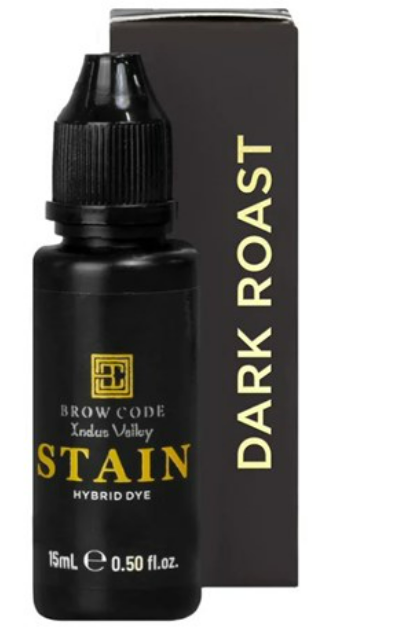 BROW CODE Stain Hybrid Dye - Dark Roast (Black) 15 ML