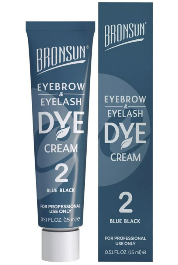 BRONSUN Lash & Brow CREAM Dye - #2 Blue / Black 15 ML