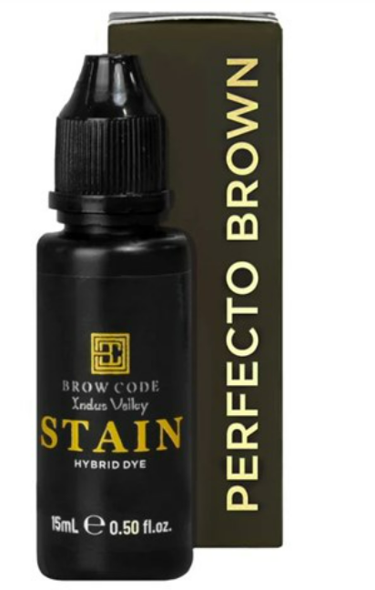 BROW CODE Stain Hybrid Dye - Perfecto Brown (Dark Brown) 15 ML