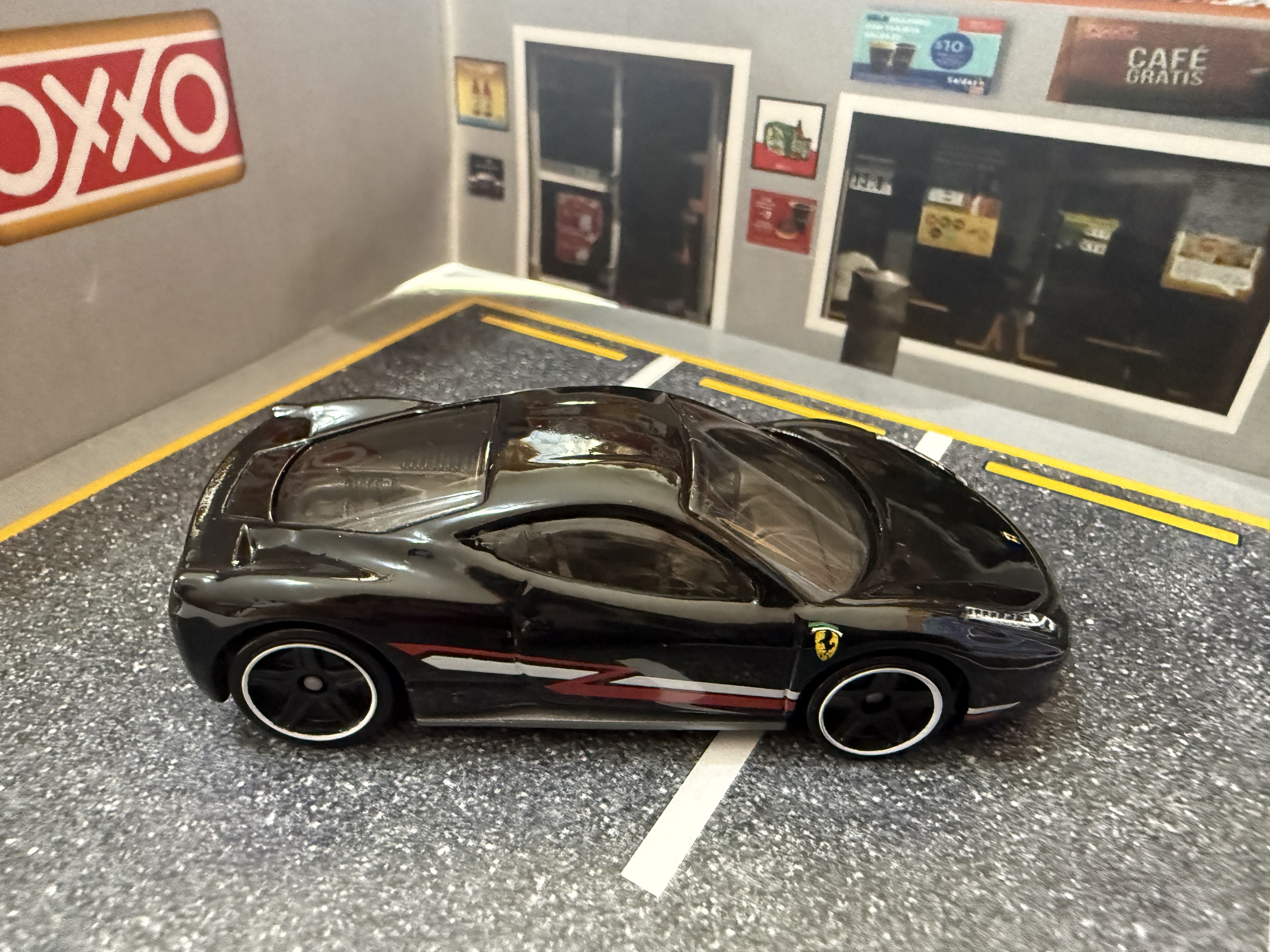 Coche deportivo a escala
