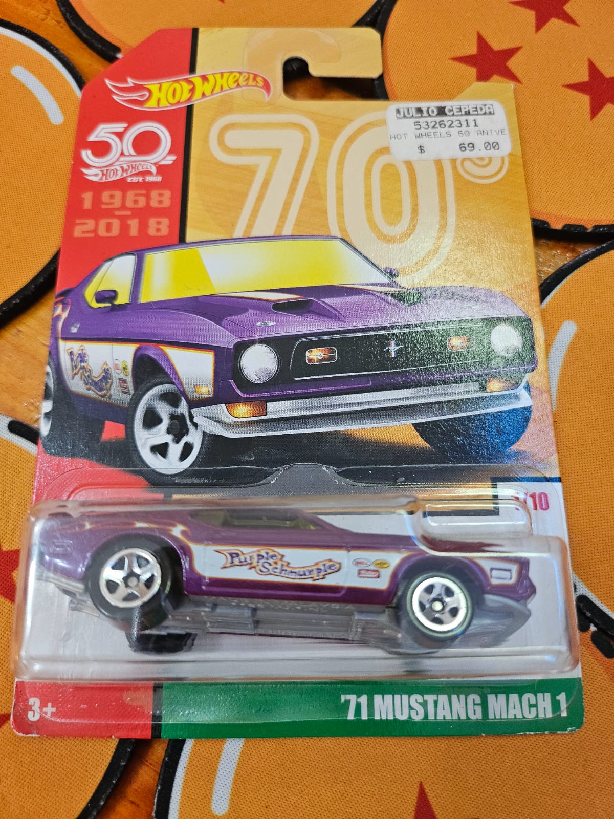Hot Wheels '71 Mustang Mach 1