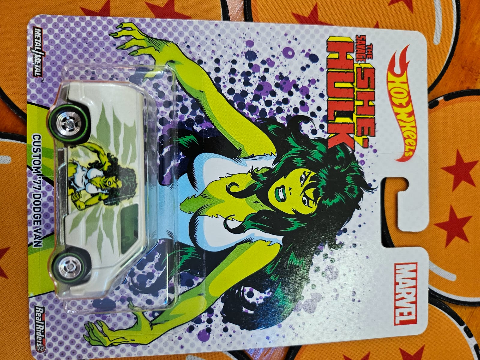 Hot Wheels Marvel She-Hulk Custom '77 Dodge Van