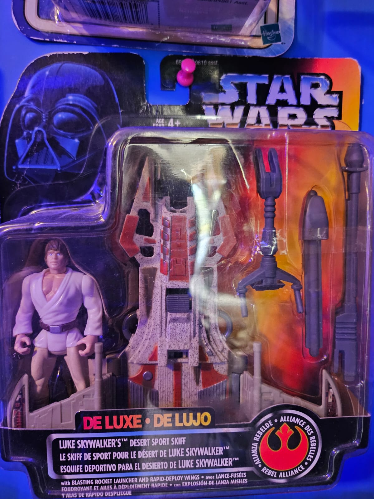 Luke Skywalker con Desert Sport Skiff