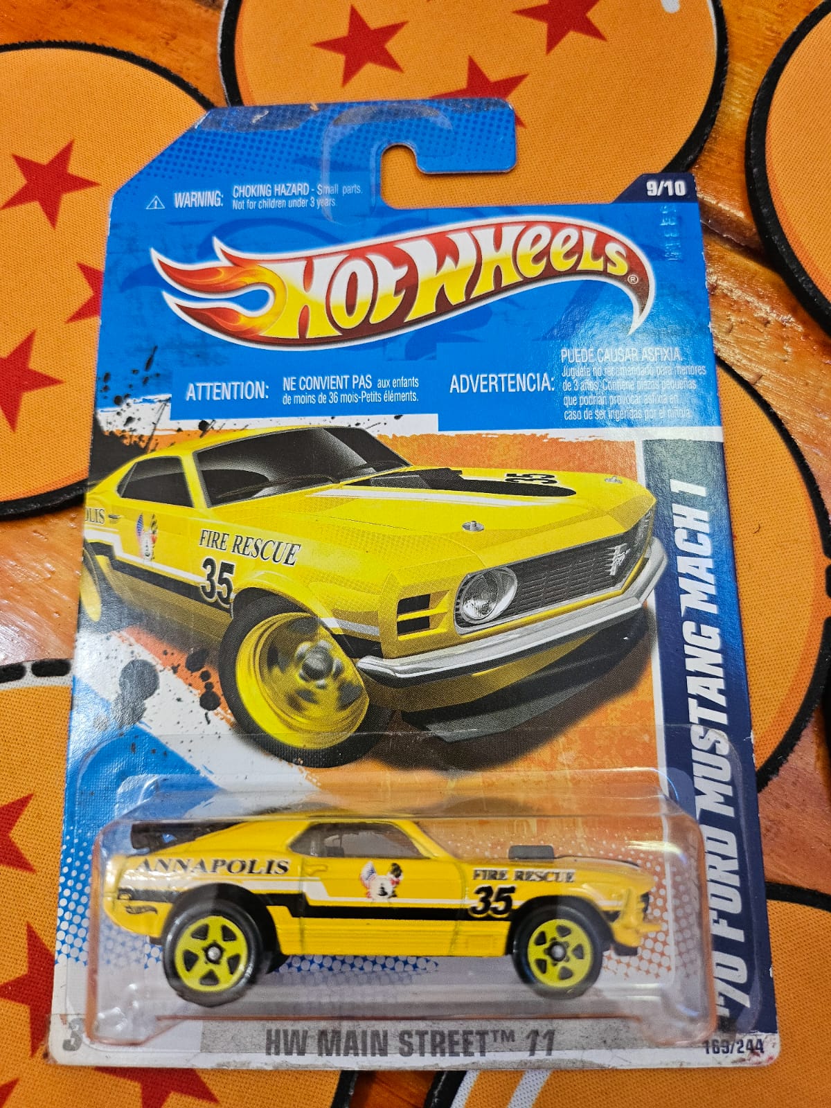 Hot Wheels 1970 Ford Mustang Mach 1 Fire Rescue