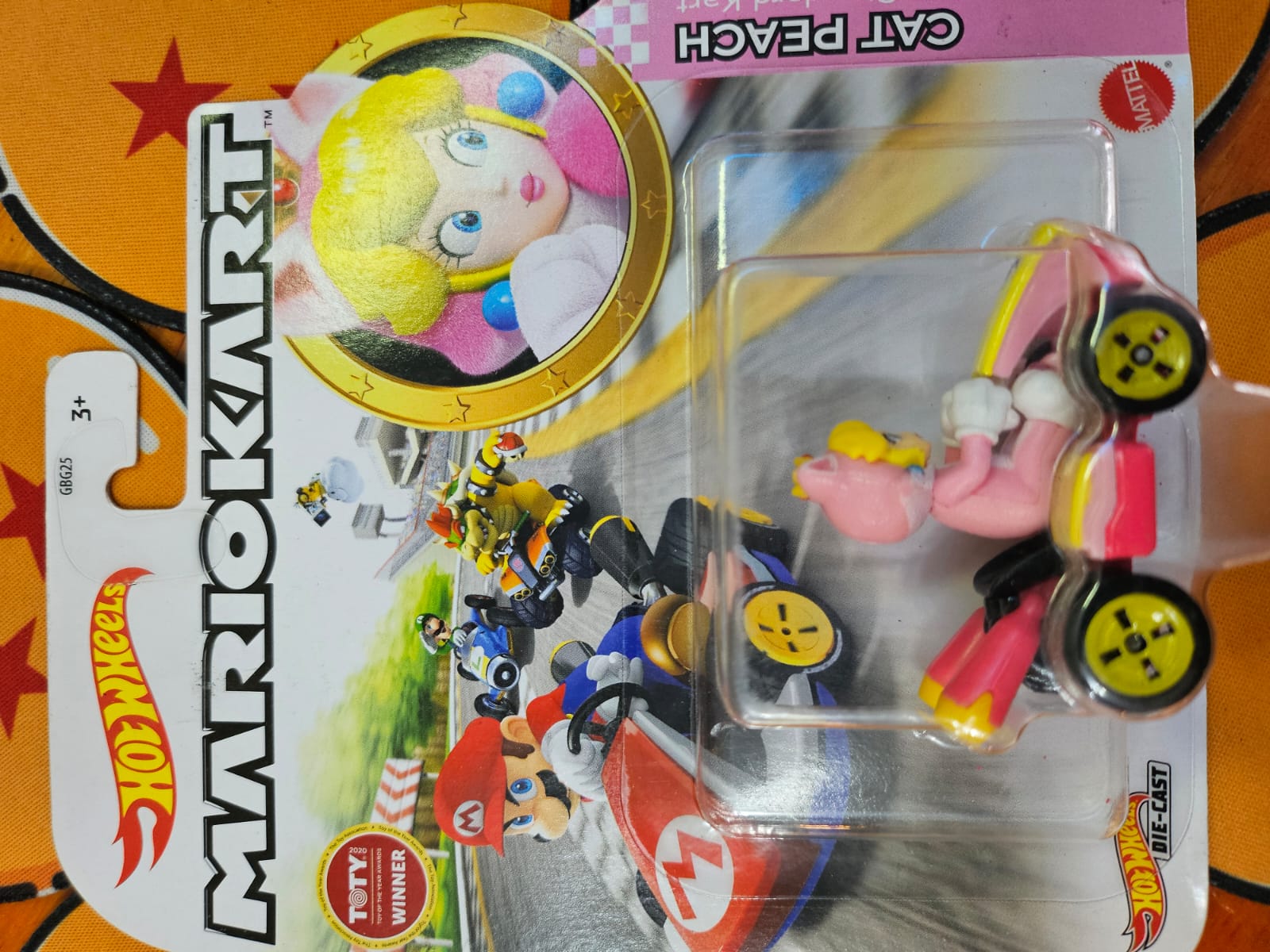 Hot Wheels Mario Kart - Cat Peach