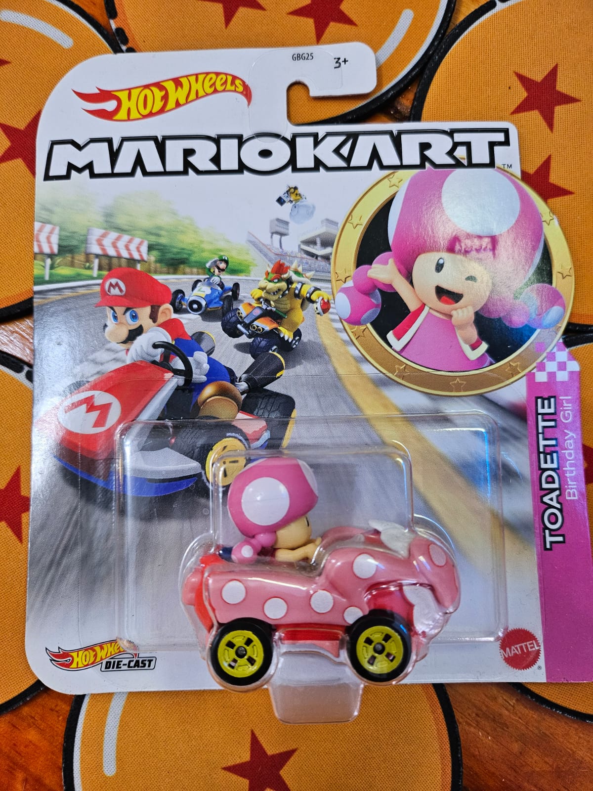 Hot Wheels Mario Kart Toadette