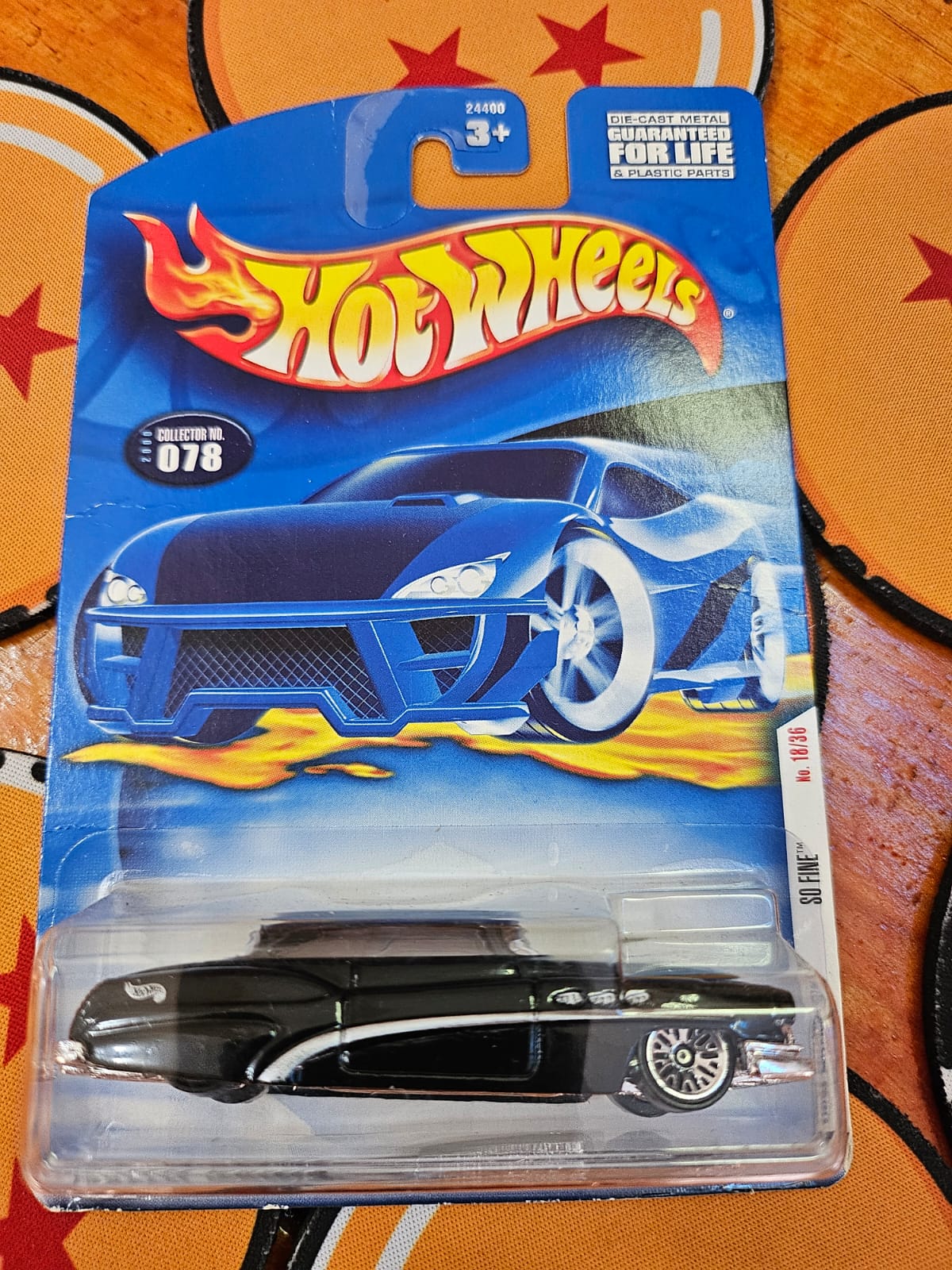 Hot Wheels coche clásico negro