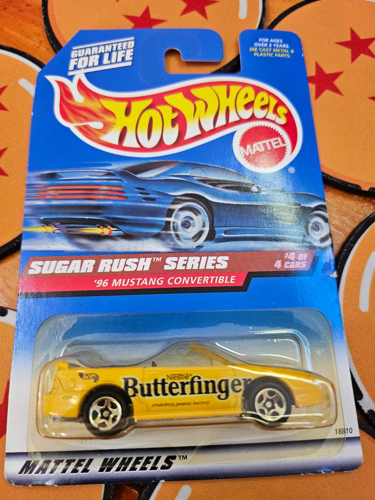 Hot Wheels '96 Mustang Convertible Butterfinger