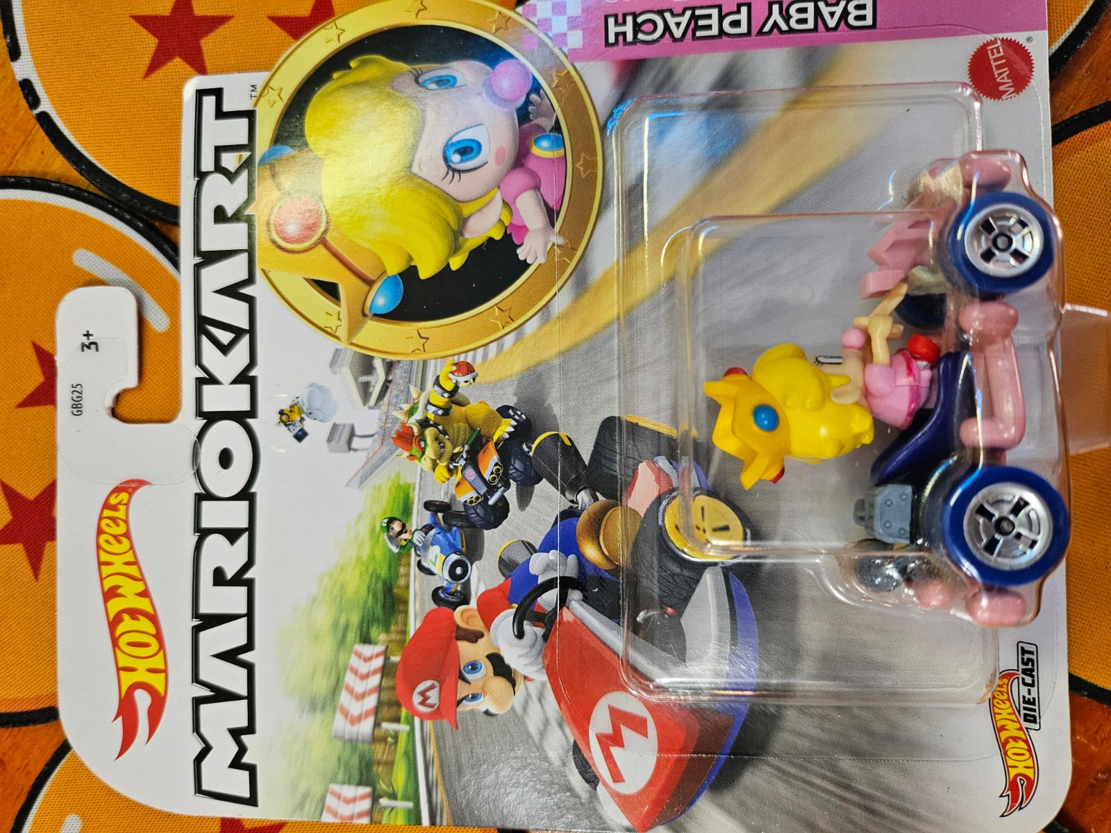 Hot Wheels Mario Kart Baby Peach
