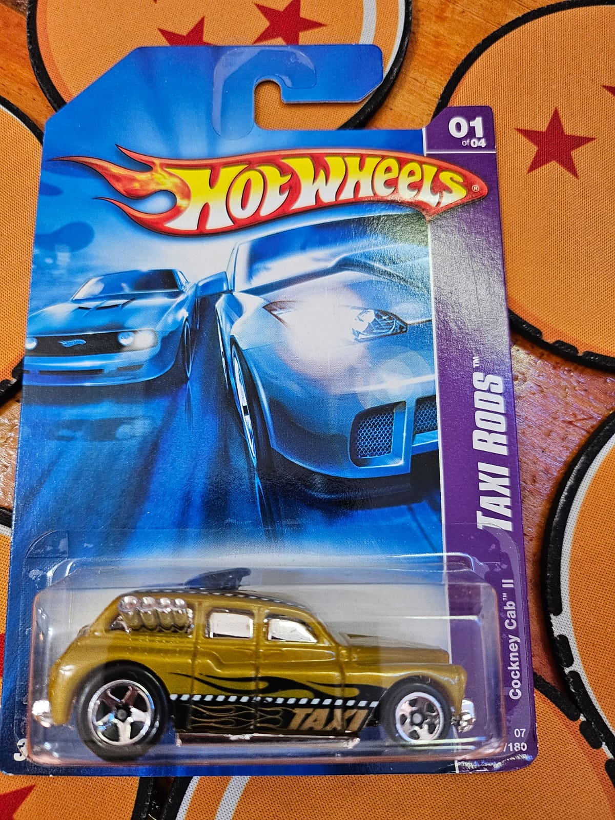 Coche Hot Wheels Taxi Rods