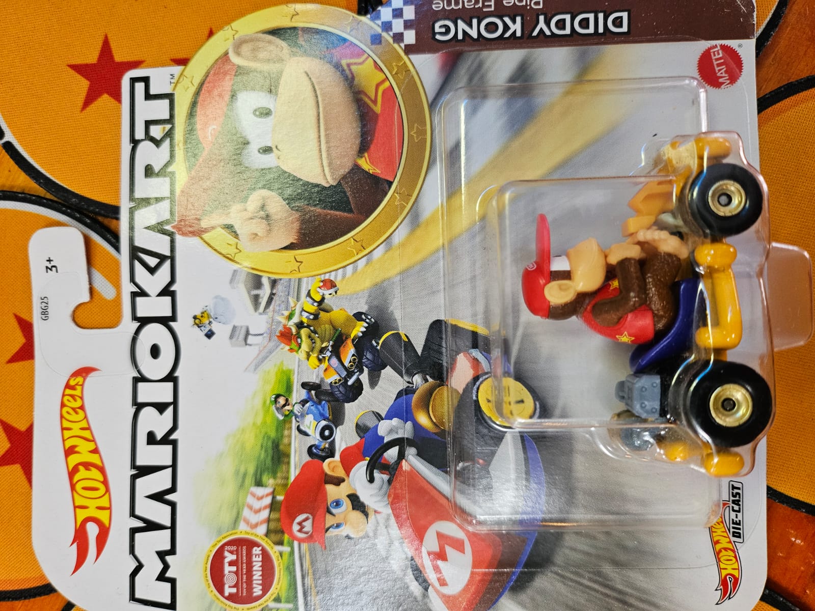 Hot Wheels Mario Kart Diddy Kong