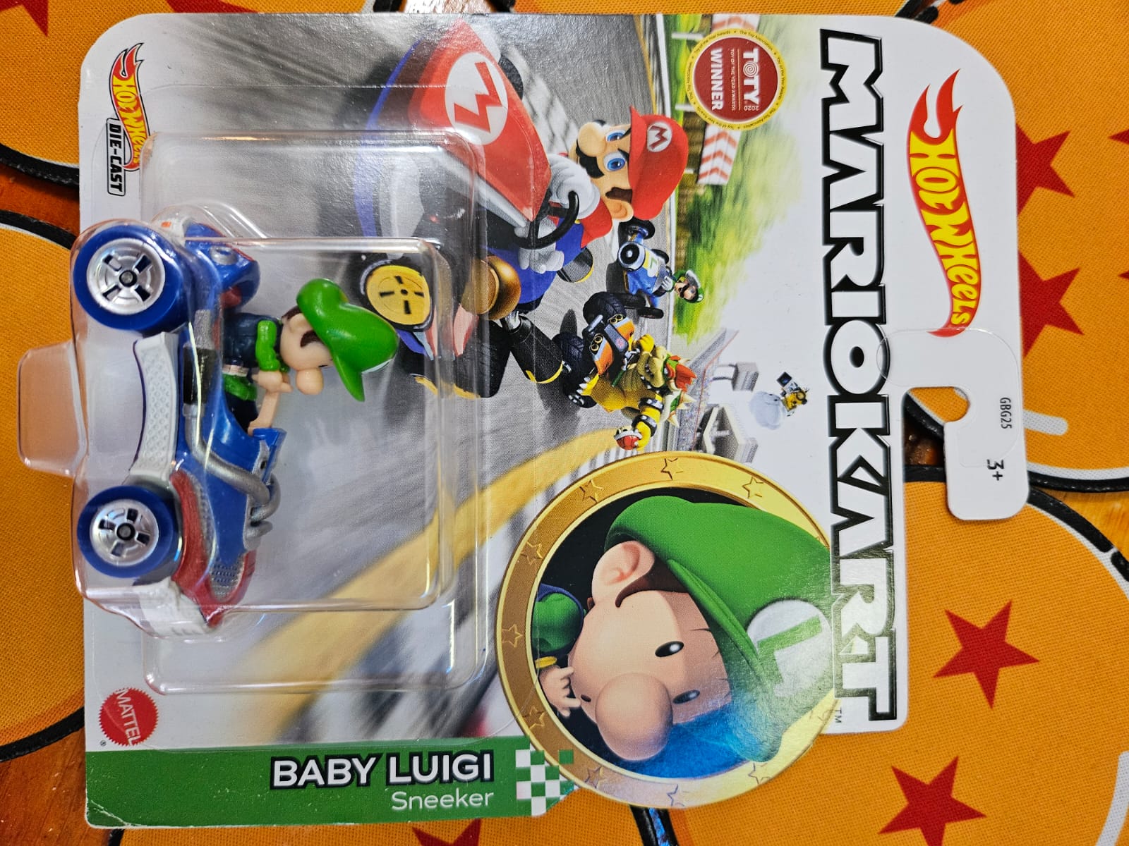 Hot Wheels Mario Kart Baby Luigi