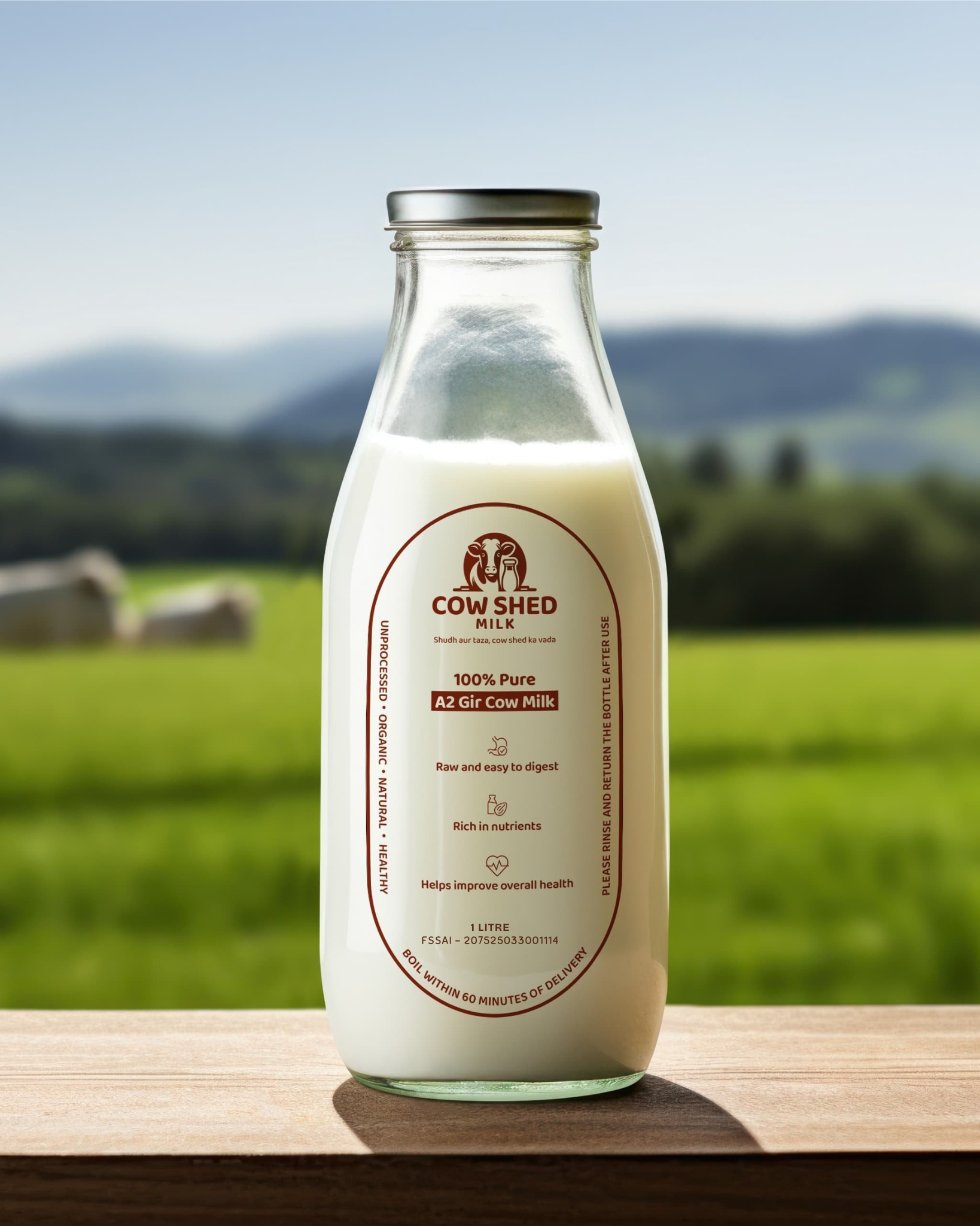 A2 COW MILK - 1 LITRE