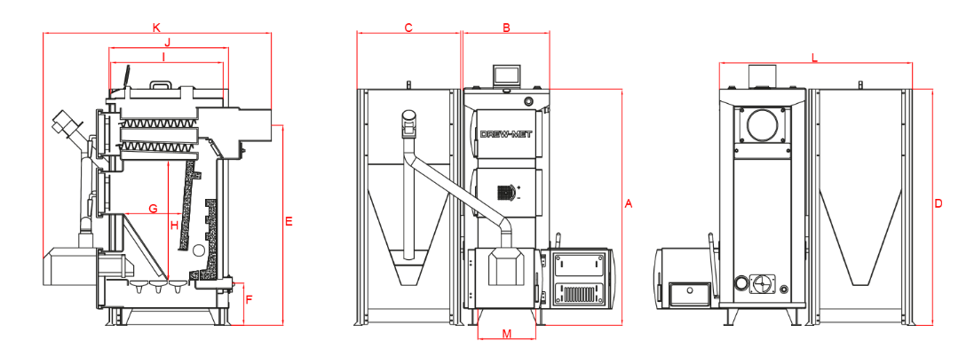 Uni Drex z palnikiem pelletowym