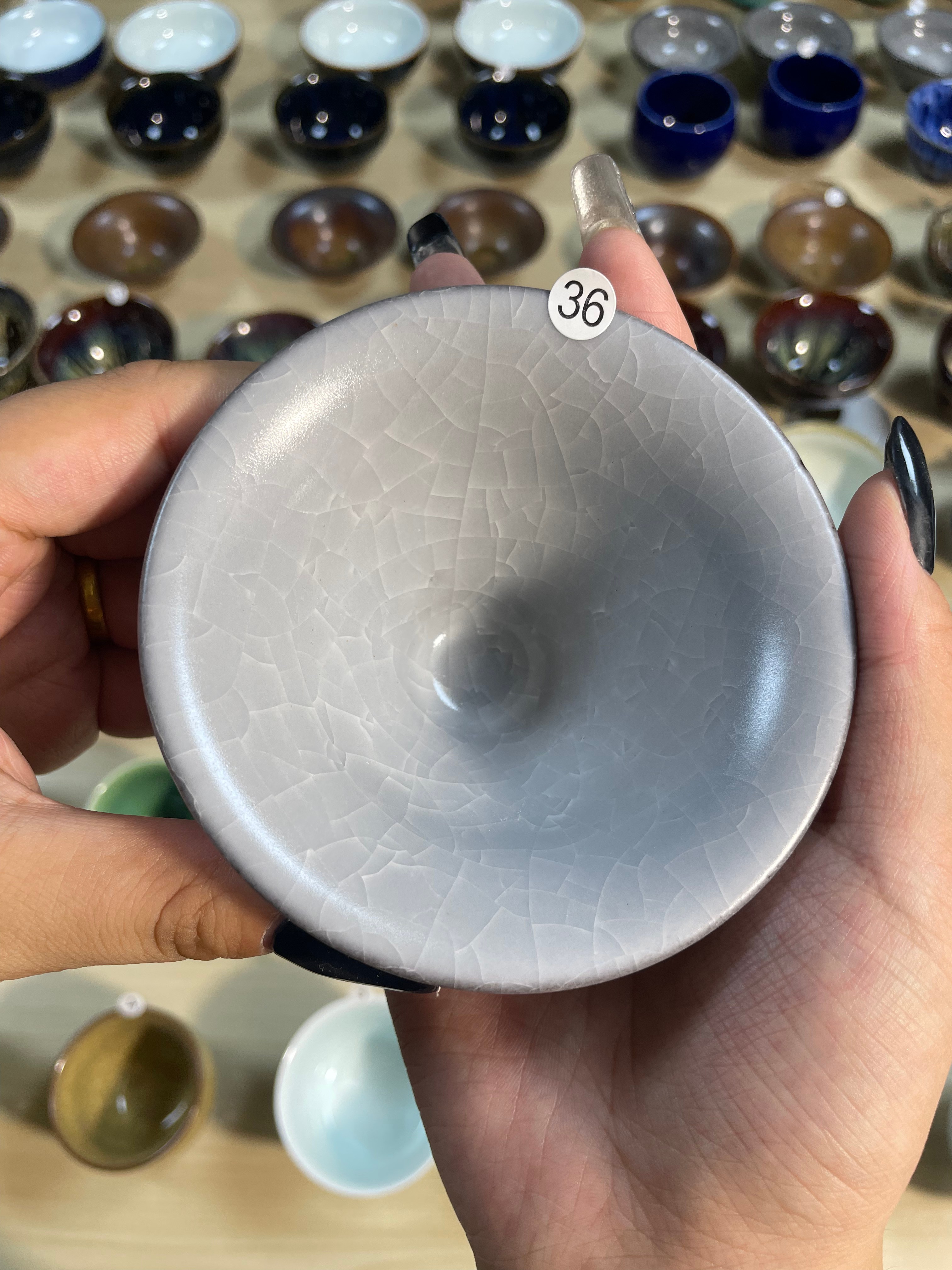 Grey Glazed Ceramic Bowl