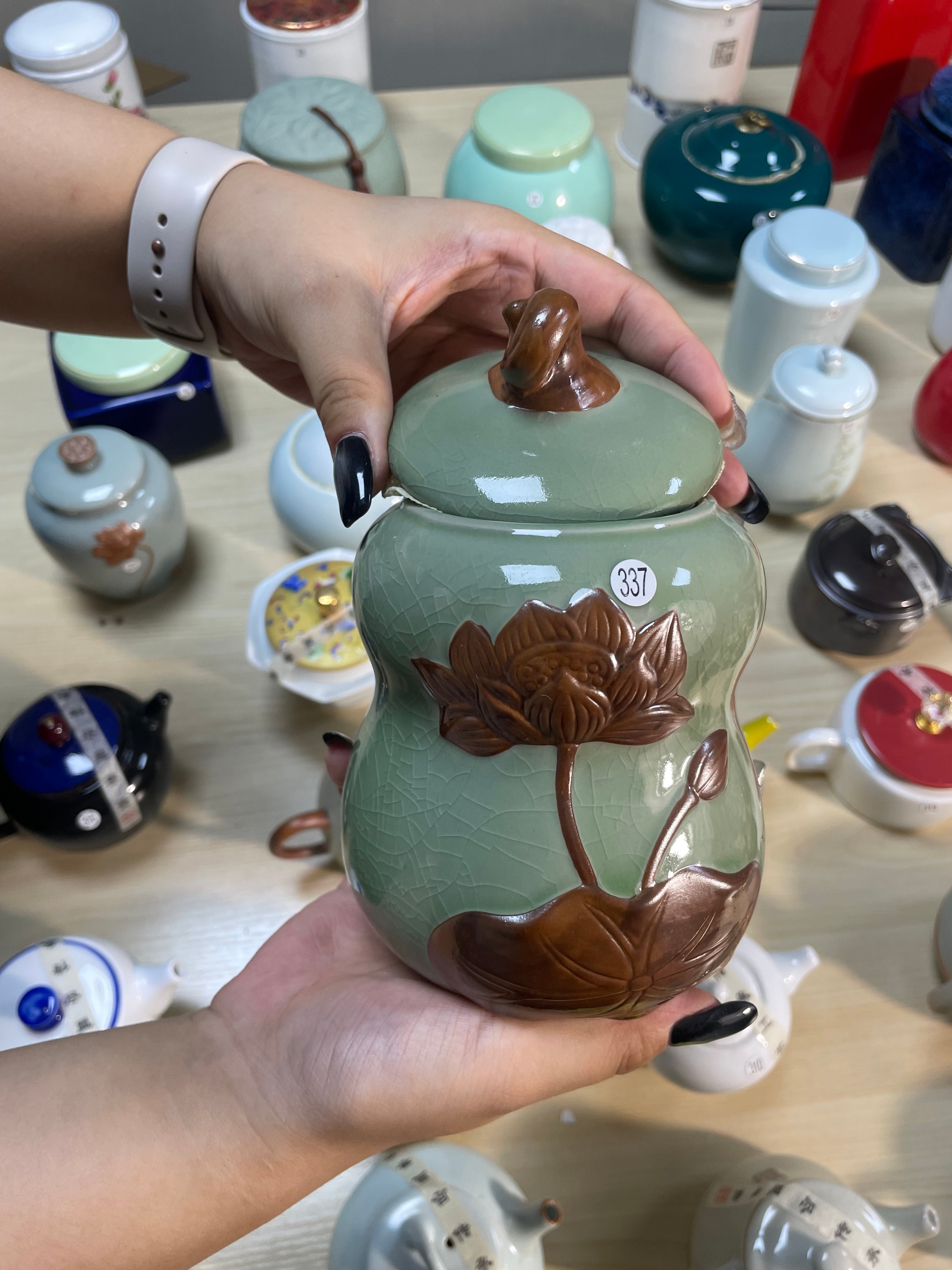 Handcrafted Ceramic Tea Canister