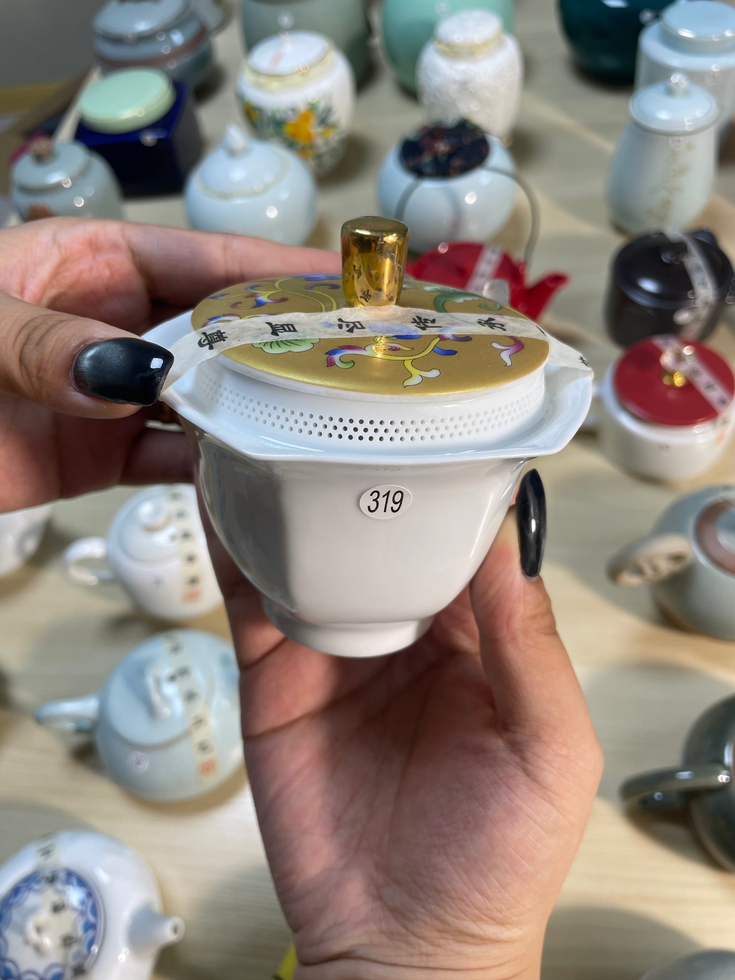 Porcelain Tea Infuser Cup