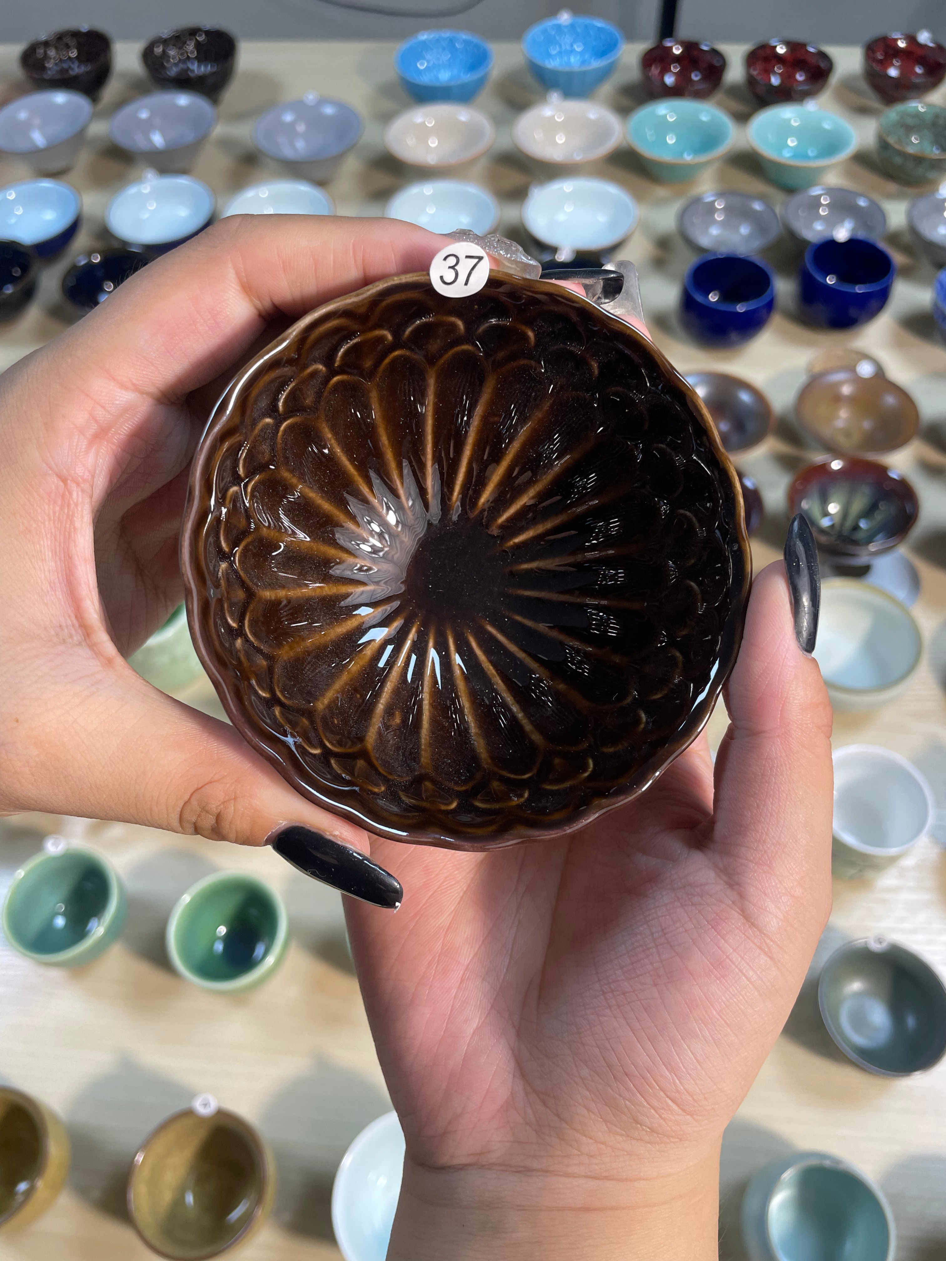 Brown Ceramic Tea Bowl