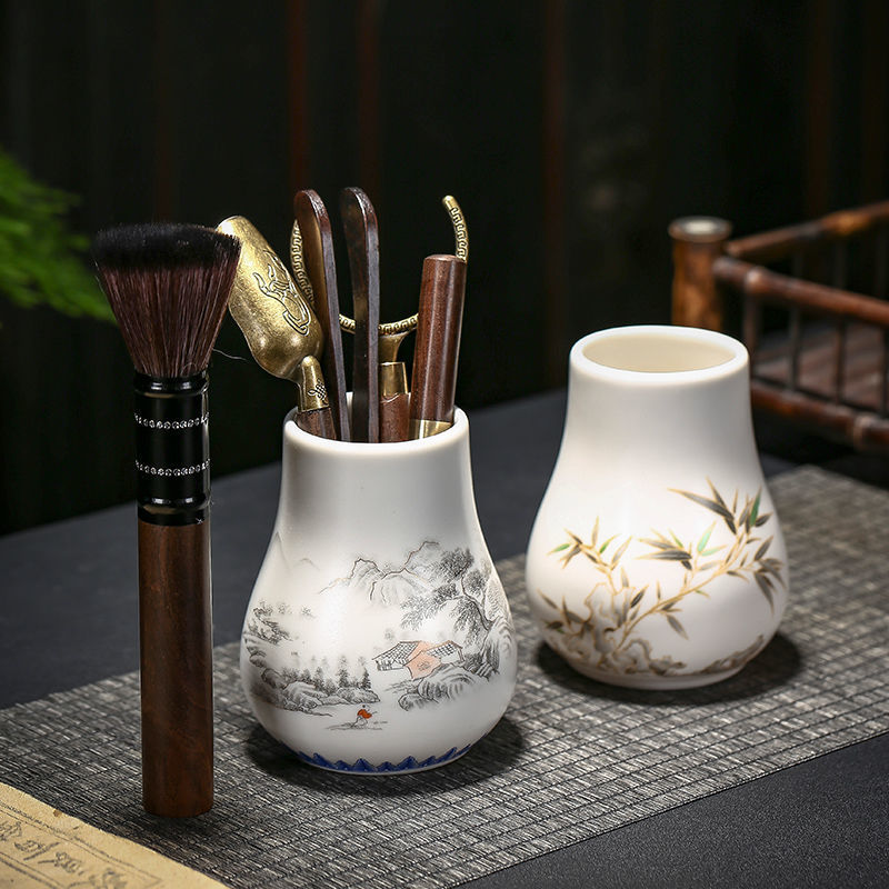 Porcelain Tea Utensil Holder