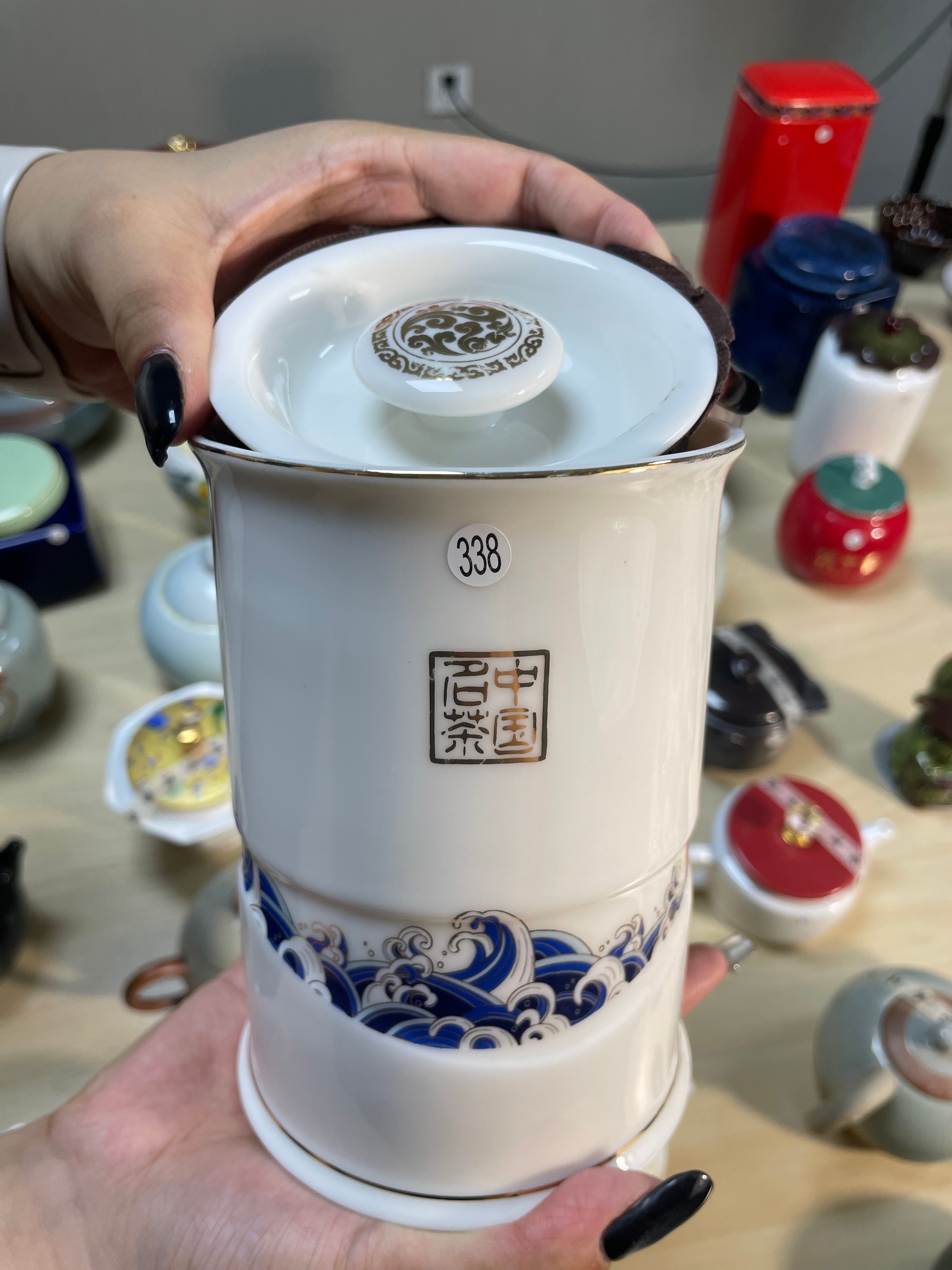 Chinese Porcelain Tea Canister