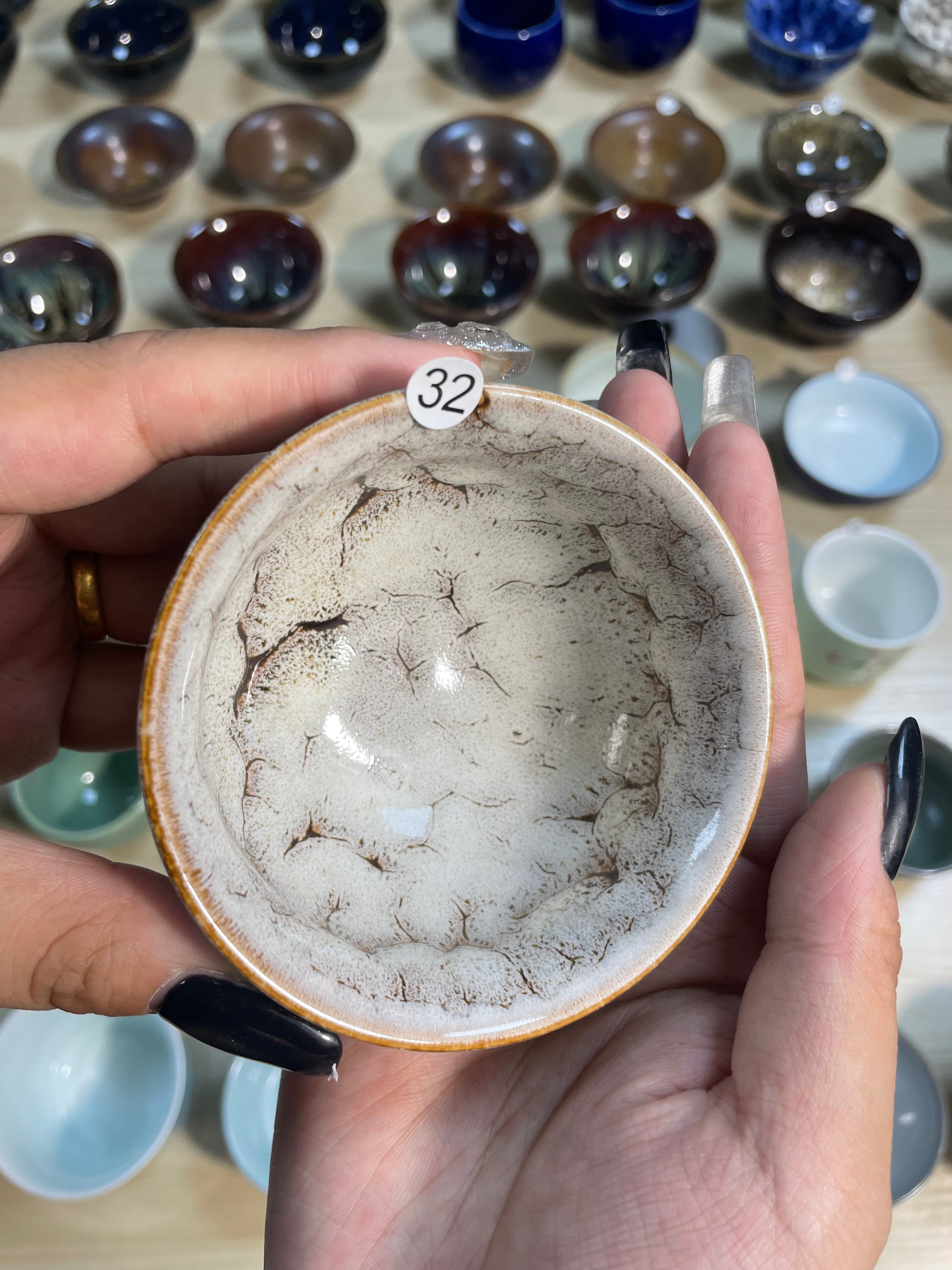 Handcrafted ceramic tea bowl