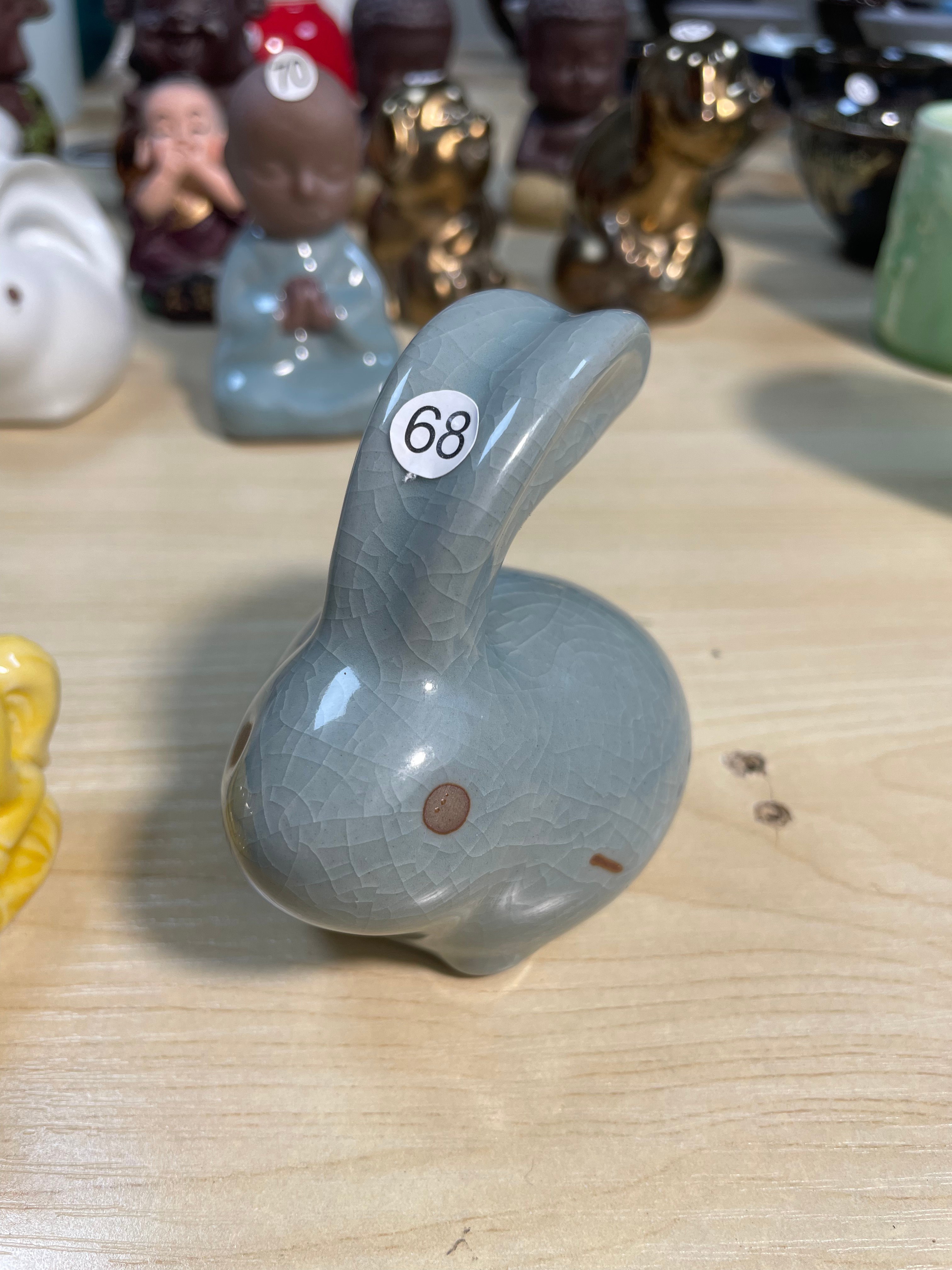 Ceramic Rabbit Figurine