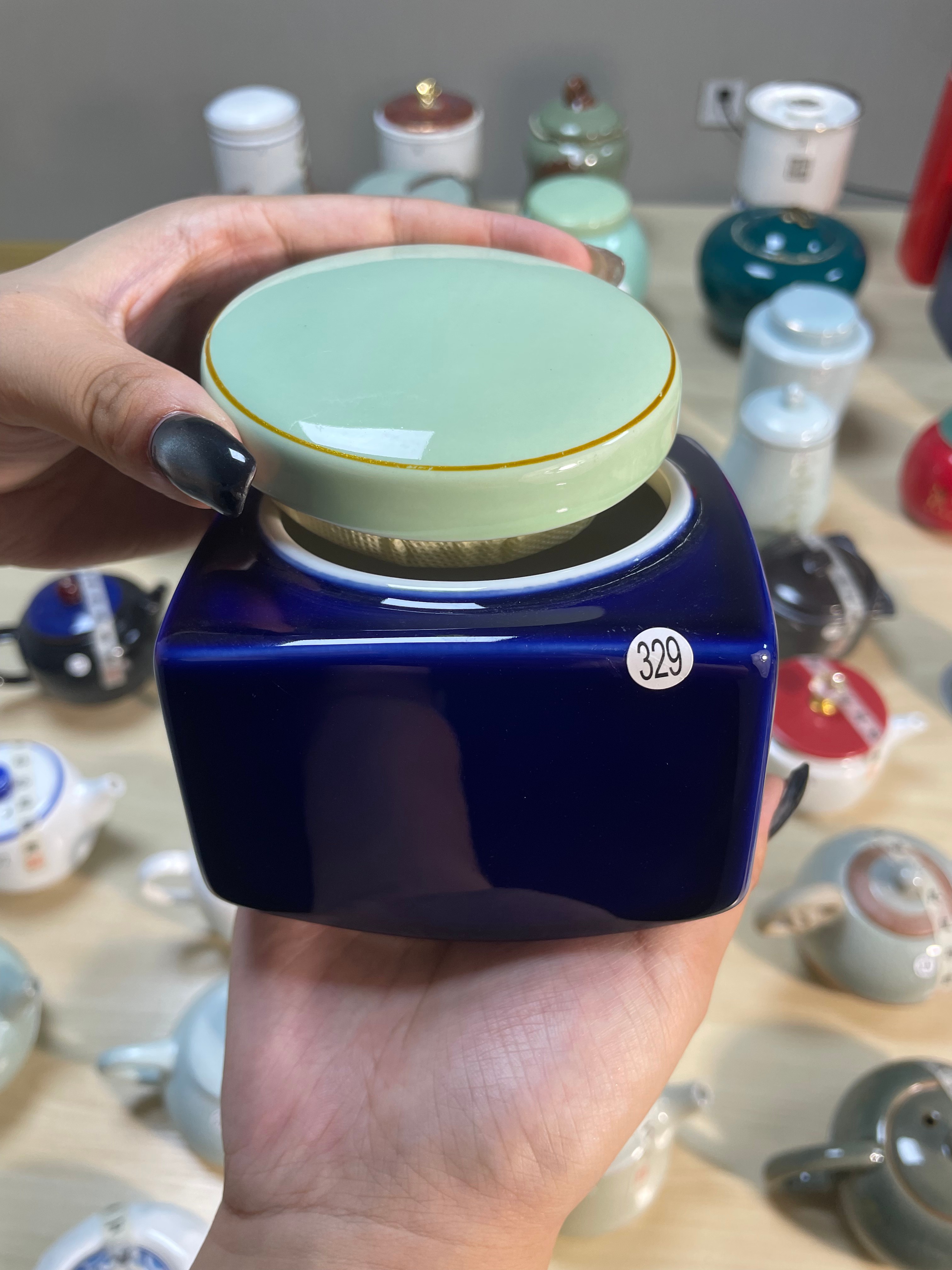 Ceramic Tea Caddy
