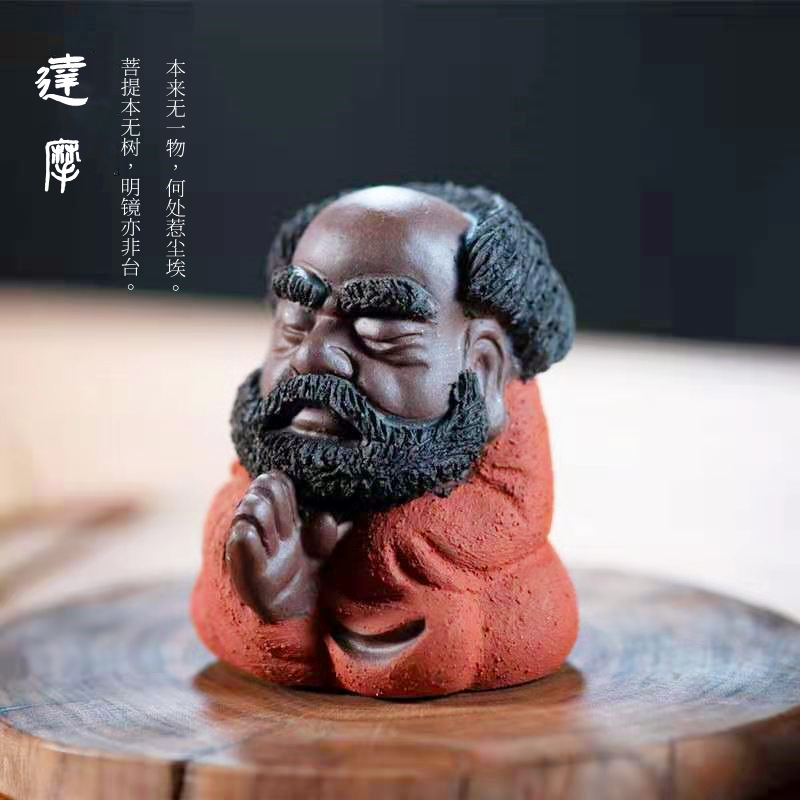 Handcrafted Buddha Monastery Figurine